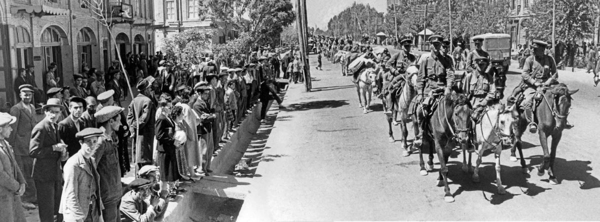 Красноармейцы в Иране