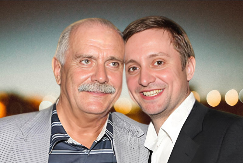 Никита Михалков и Артем Михалков