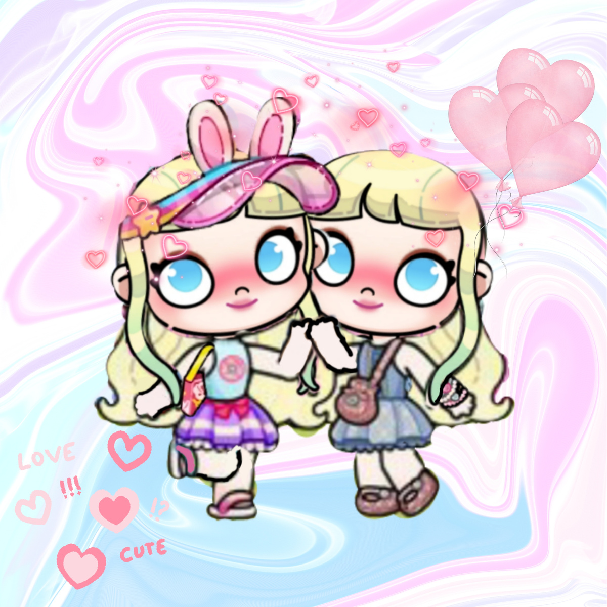 Близняшки, автар ворлд, арт, 