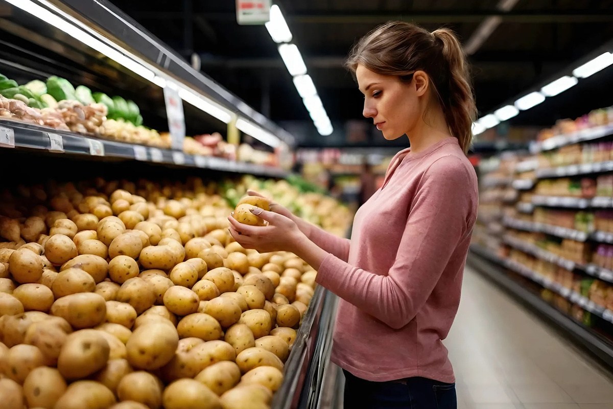 Белоруссия готова поставлять в Калининградскую область необходимое продовольствие, включая картошку.  Фото: Изображение сгенерировано нейросетью Kandinsky 3.1