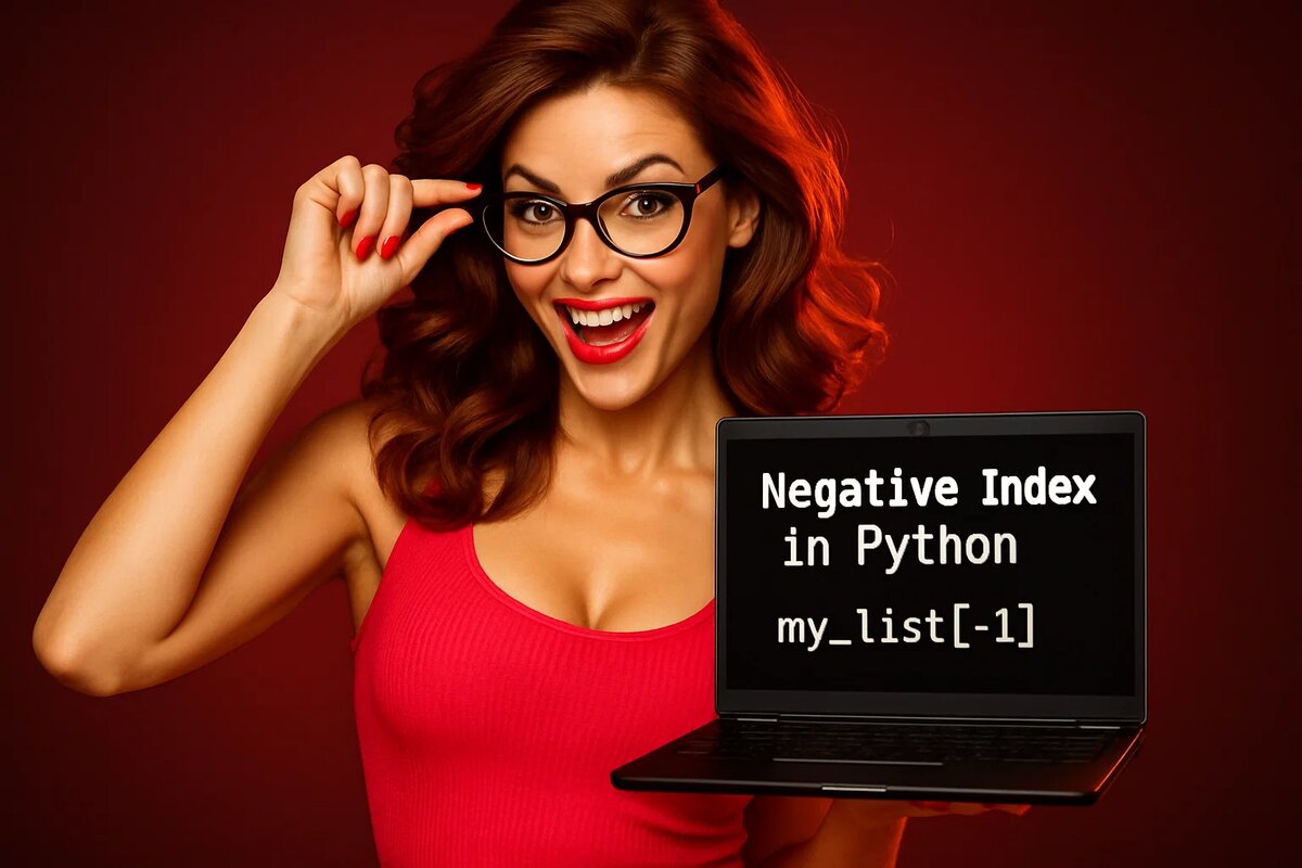Отрицательные индексы Python