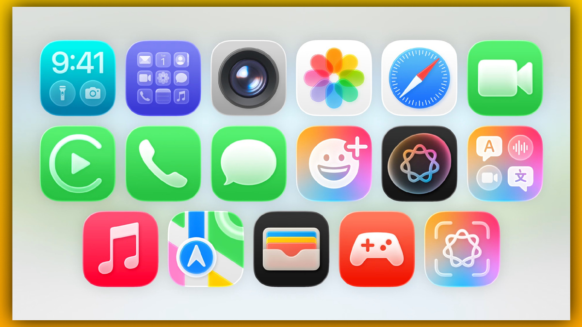 Редизайн иконок в iOS 26 | Источник: Apple