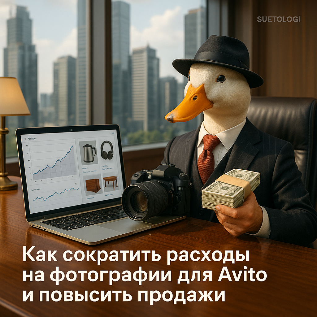    Как снизить затраты на фотографии на Авито Суетолог