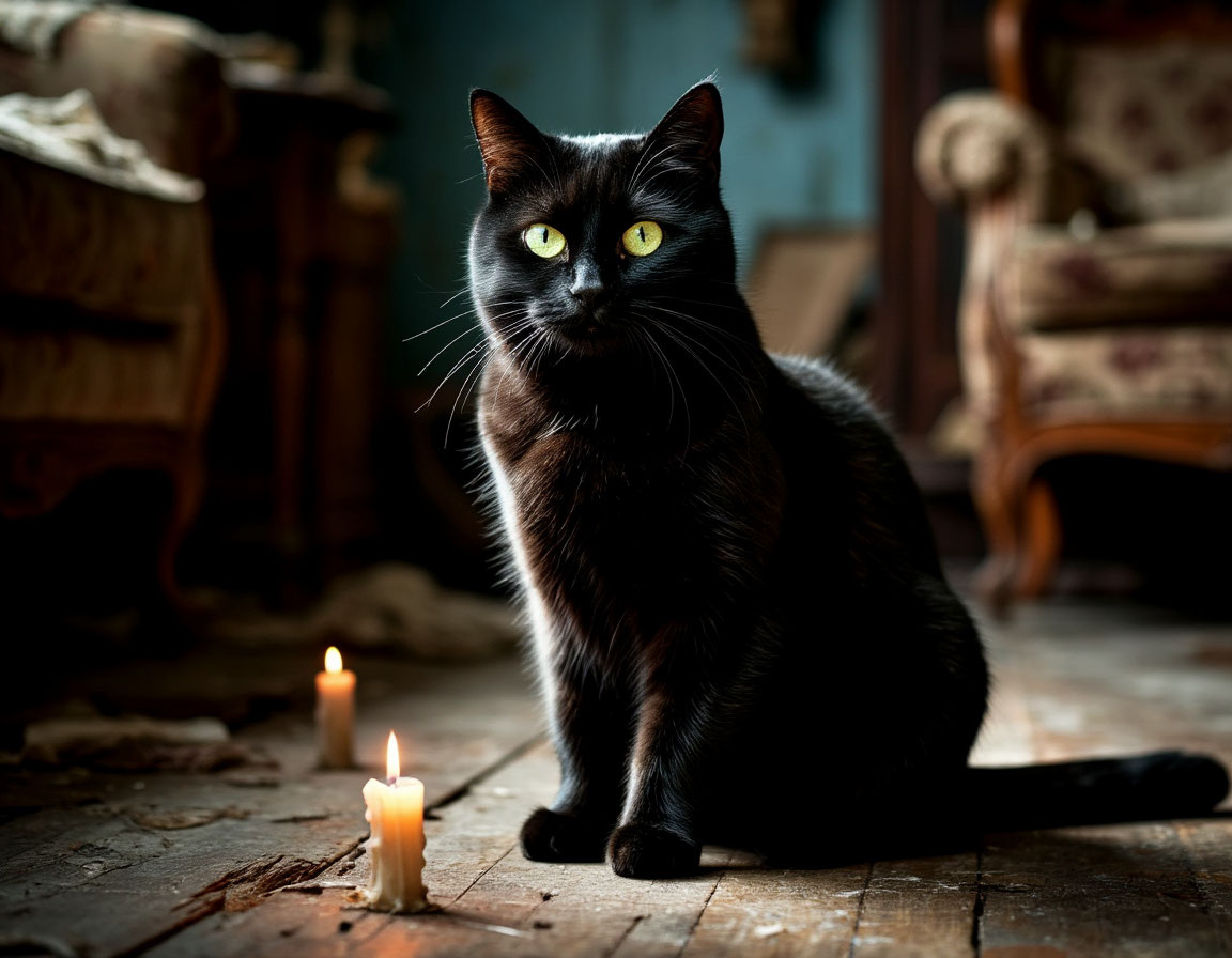 Иногда только кошки знают, кто еще живет в Вашем доме...