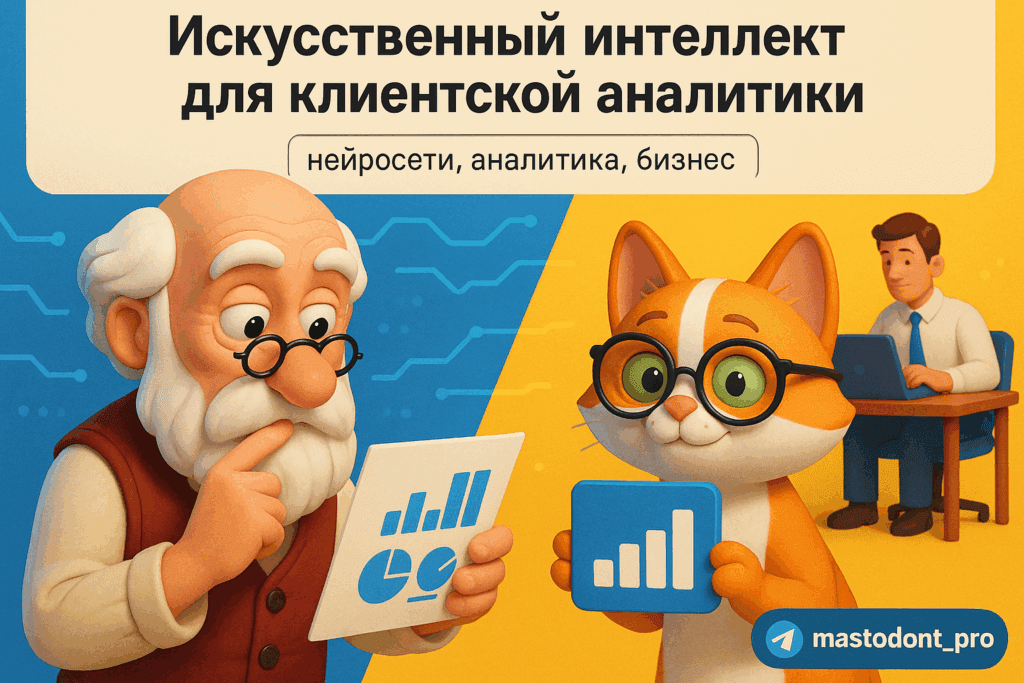    Искусственный интеллект в клиентской аналитике: как философ и кот изменили правила игры бизнеса Andrey M.