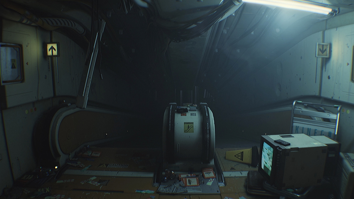 Скриншот из игры "Routine"