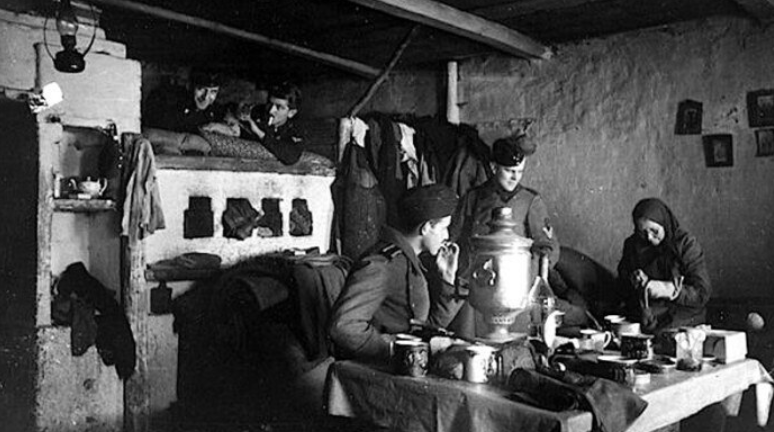 Немцы в русской избе