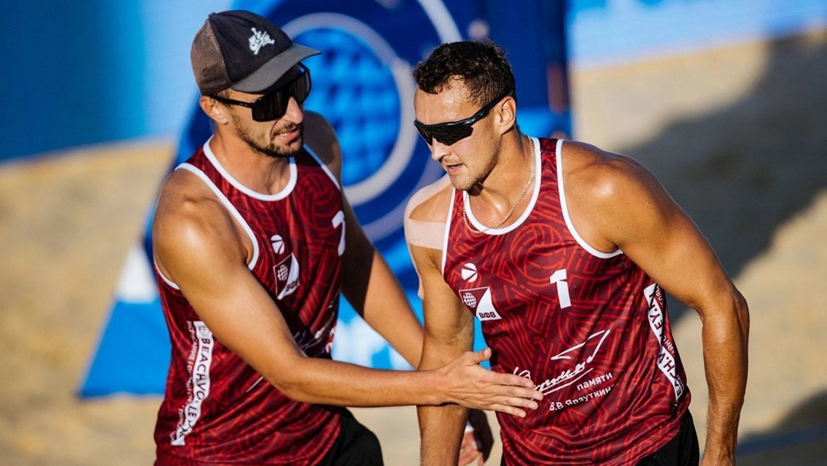    Александр Дедков и Павел Петрушко.ВК «Минск»