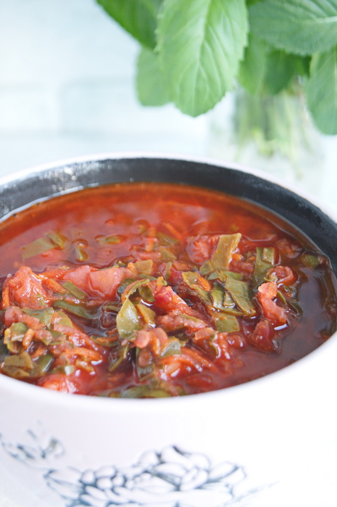 Фото автора. Суп из свёкольных листьев(ботвы)