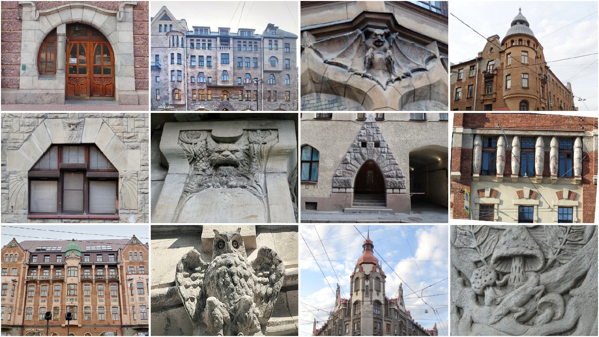 Примеры Северного Модерна в Петербурге