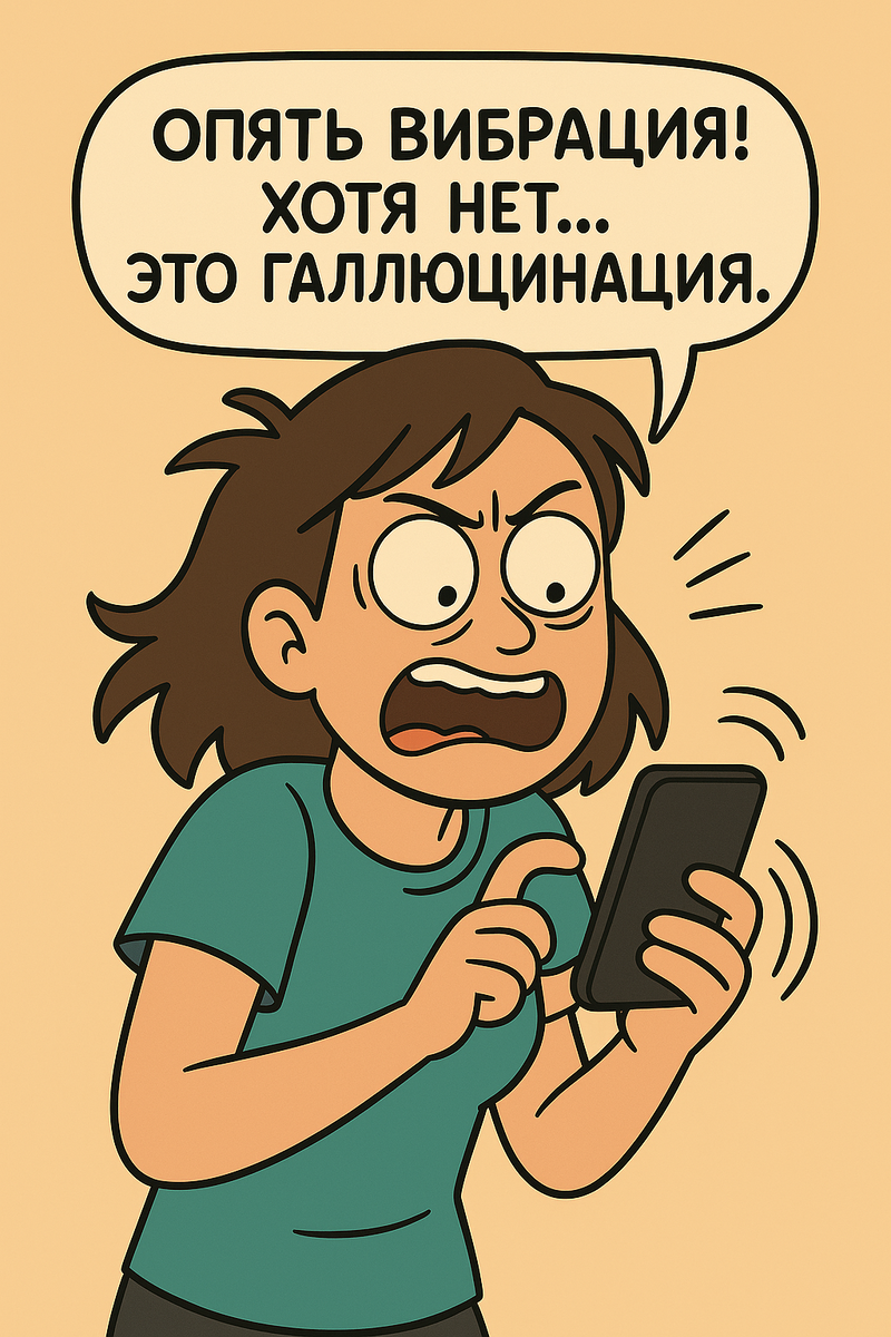 Фантомные вибрации телефона - первые дни детокса