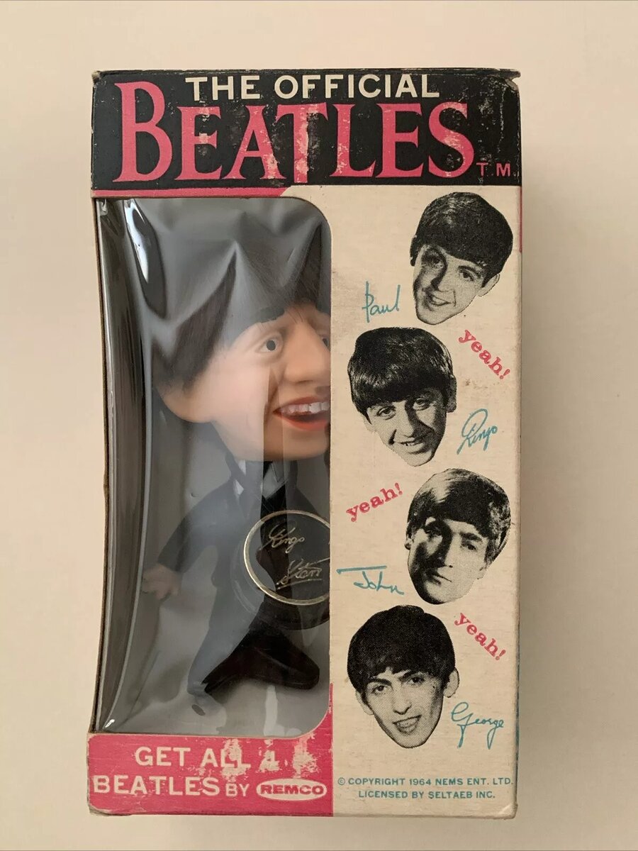 The Beatles 1964 REMCO Ringo Starr Hard Body Doll Original Box. Фото с eBay.com