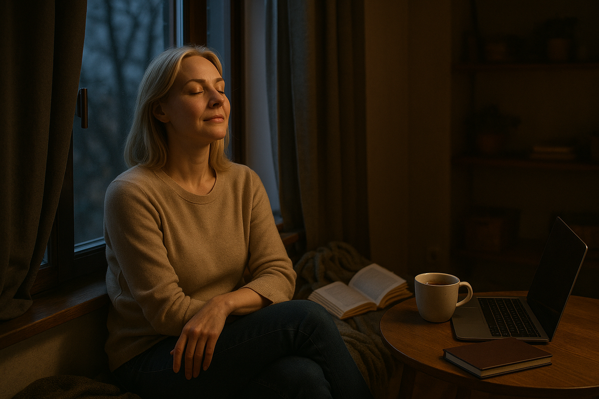 Ты не должна всё успевать. Ты имеешь право просто быть.
