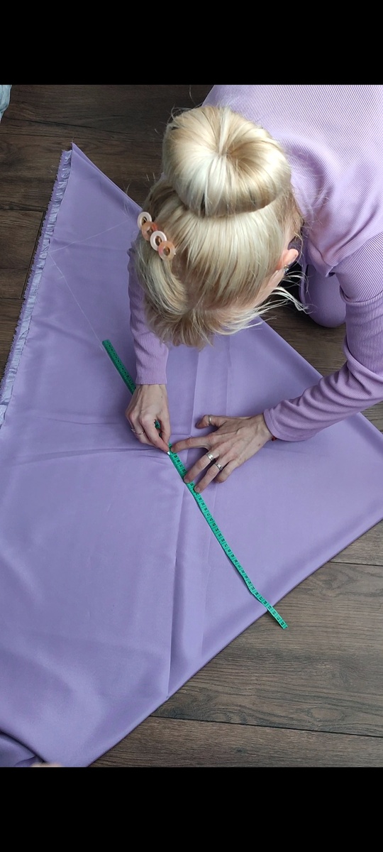 Крою сразу по ткани