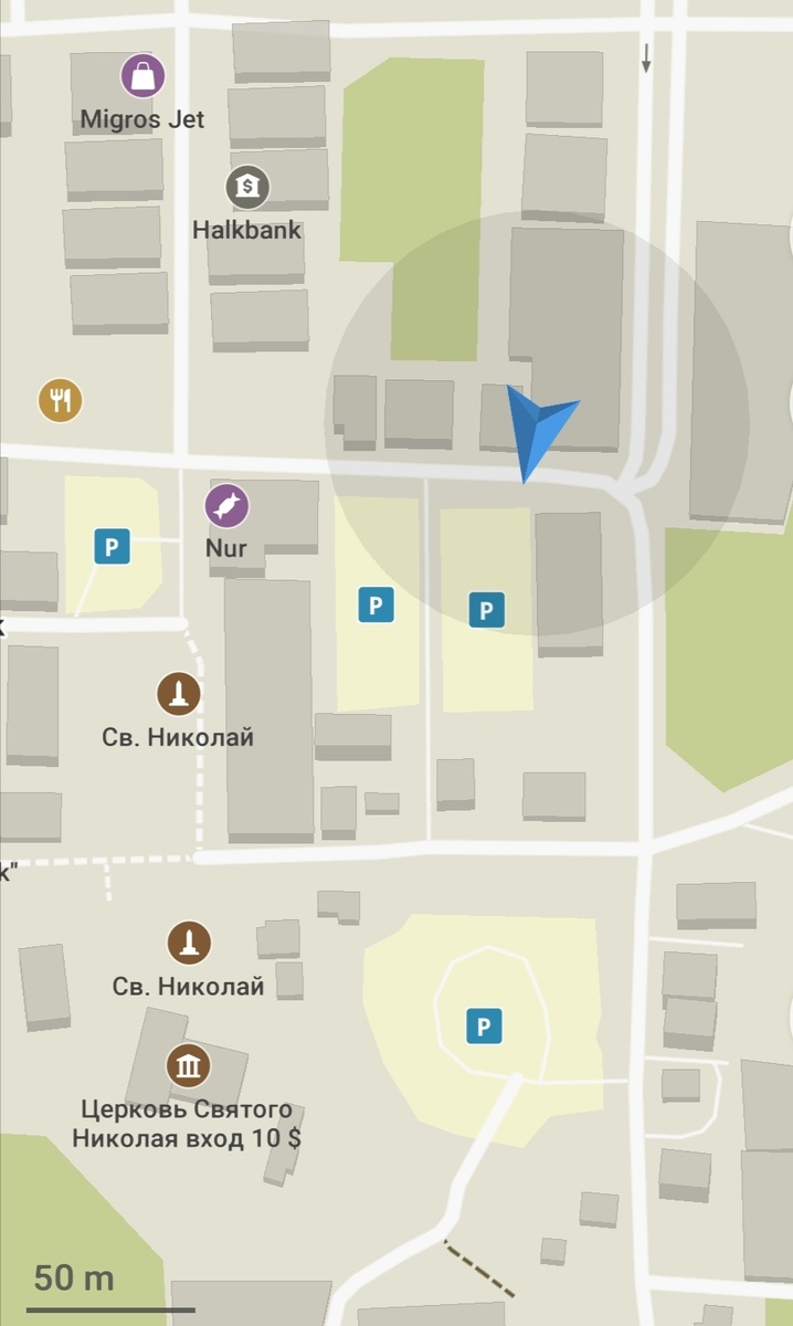 Фото автора. Месторасположение 