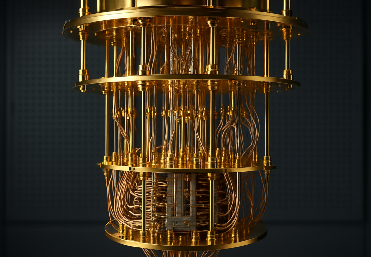 Примерный образ квантового компьютера