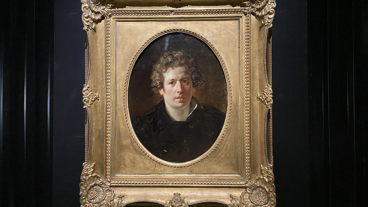 К. Брюллов, Автопортрет, около 1833 года