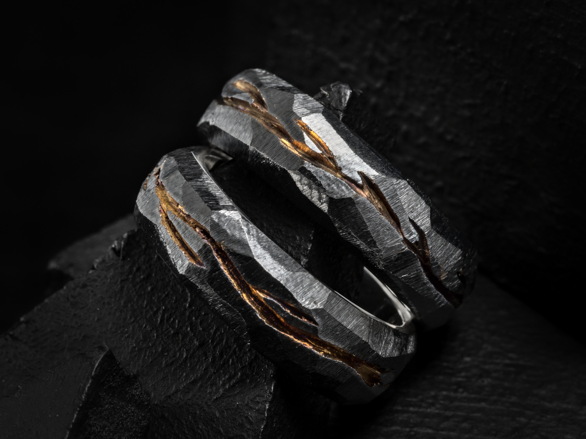 Кольца мастерской Street Crow "Золотое сечение"