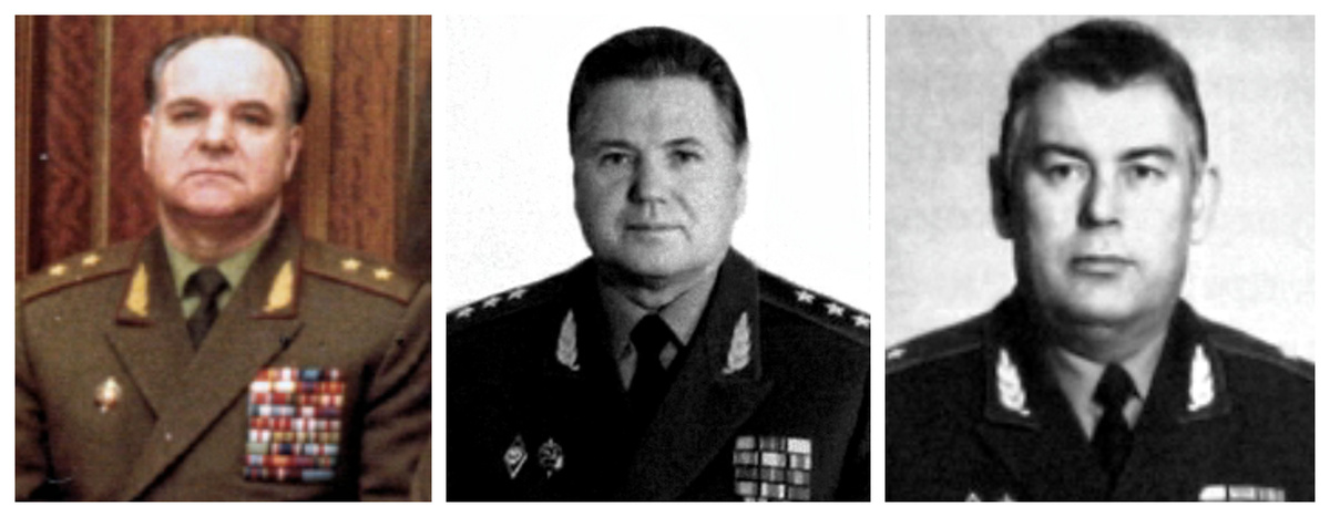 В.К.Цепков, И.Ф.Шилов и К.М.Белин. Фото из открытых источников.