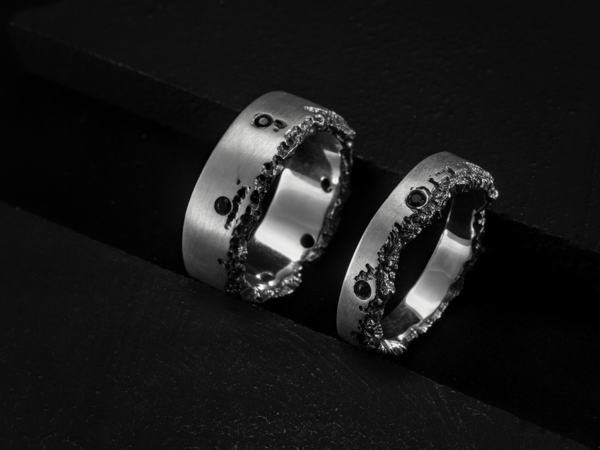 Кольца мастерской Street Crow "Искры вечности"