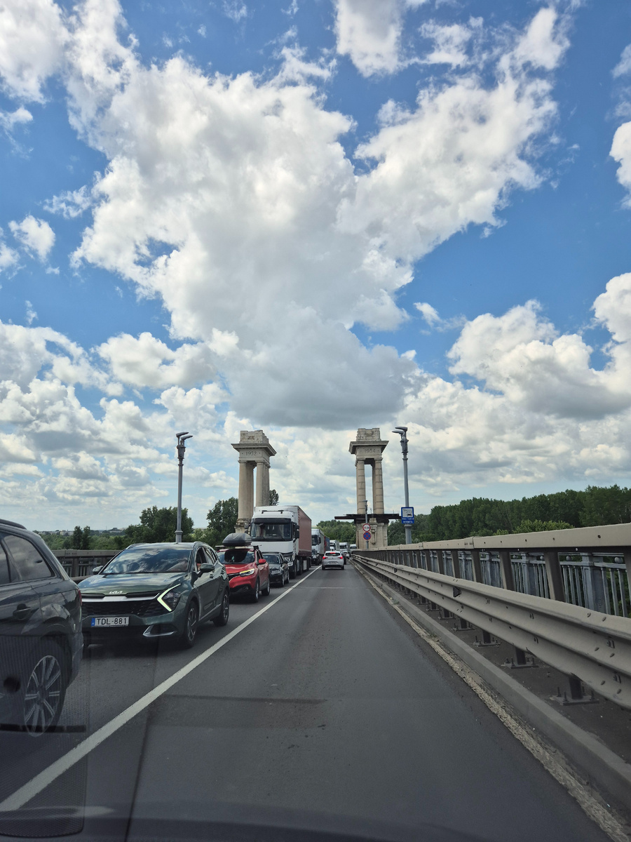 Въезжаем на румынский берег Дуная.