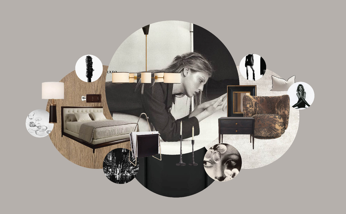 Moodboard, получившийся в процессе продумывания дизайна интерьера