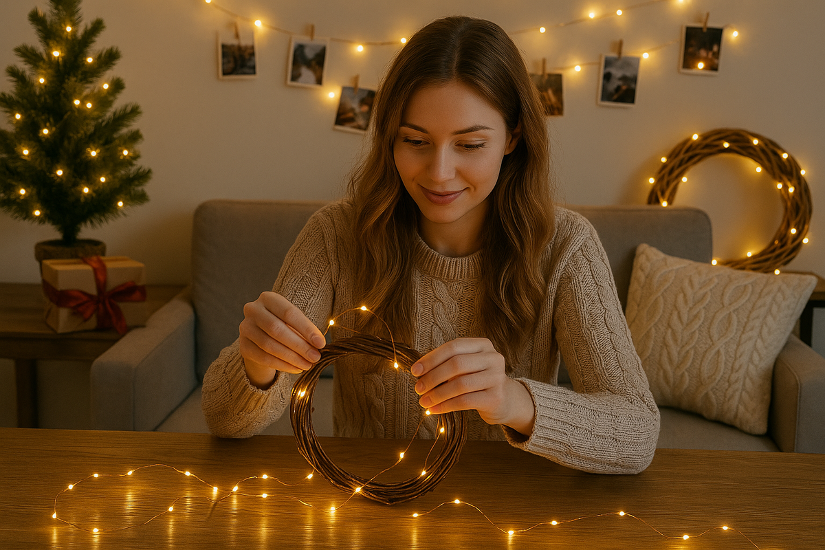 Что можно сделать из гирлянды – удивительные украшения и декор дома