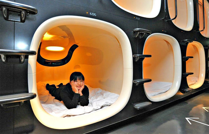 Капсульные отели стали частью японской культуры. / Фото: realty.rbc.ru