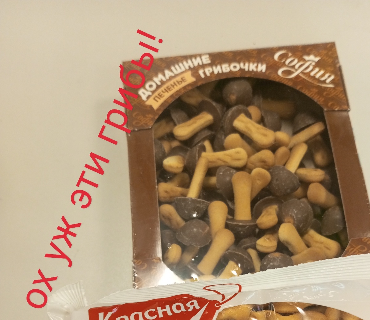 Хоть печенье в них не сладкое, а вот глазурь сахарная, совсем не шоколад