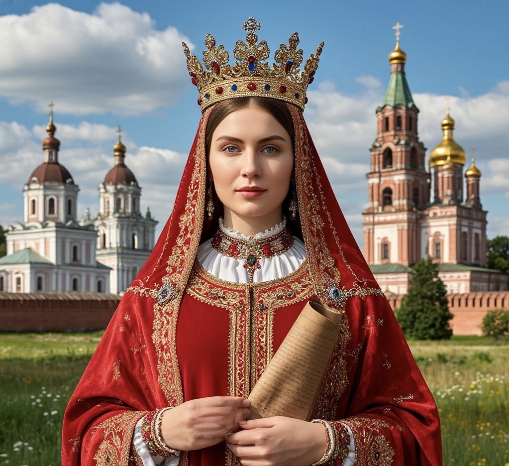 Реконструкция портрета Ефросинии Полоцкой