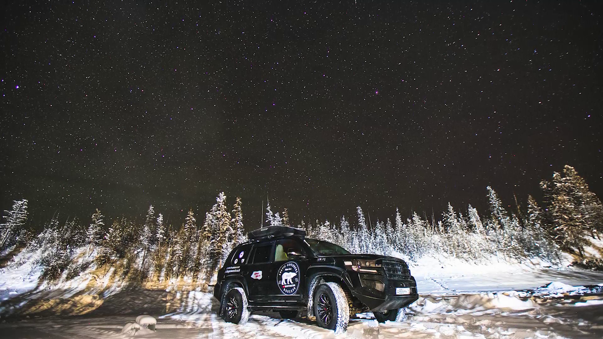 Мы поехали на стандартном серийном автомобиле к Ледовитому океану