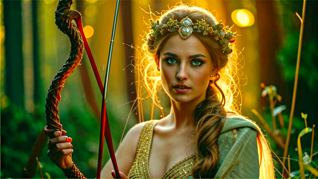 Агнесс Колоскова. Титанида Аура. Арт. Фэнтези. Авторская работа при помощи ИИ. 