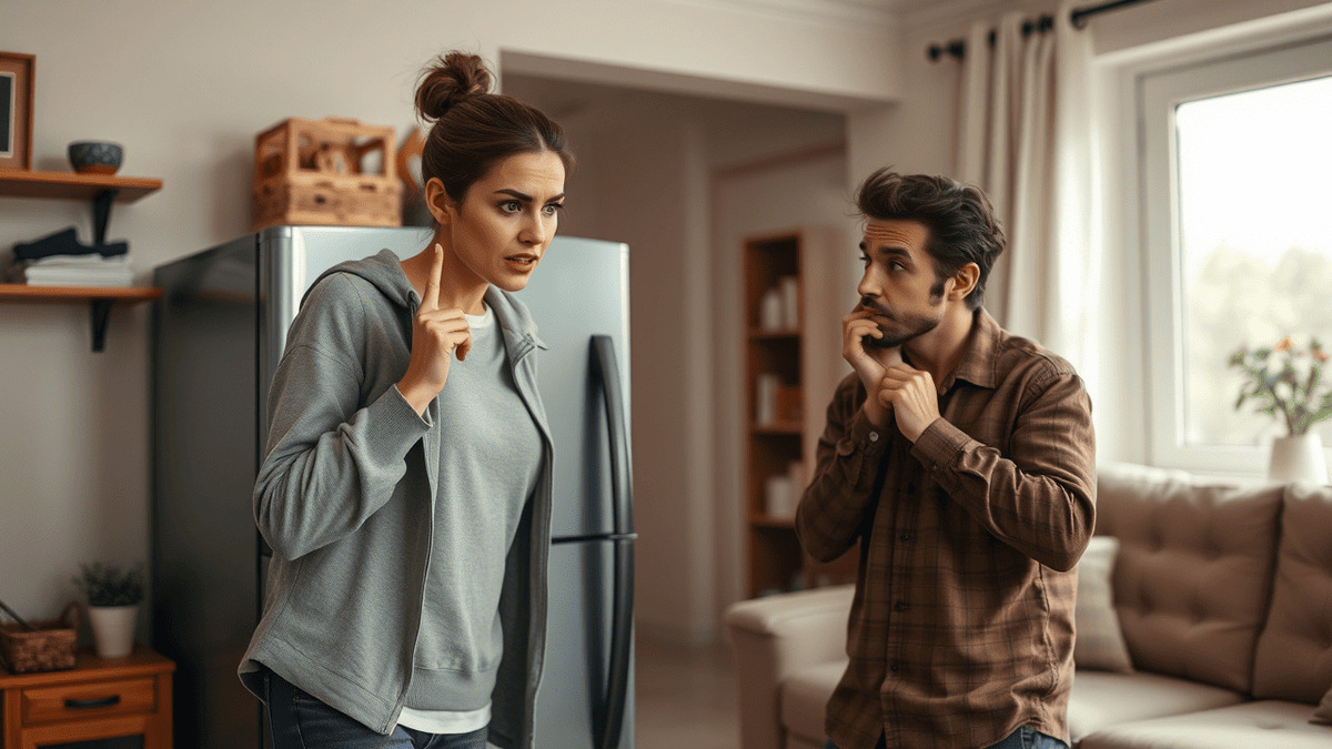 После слов «Ты же дома» она перестала готовить ужин