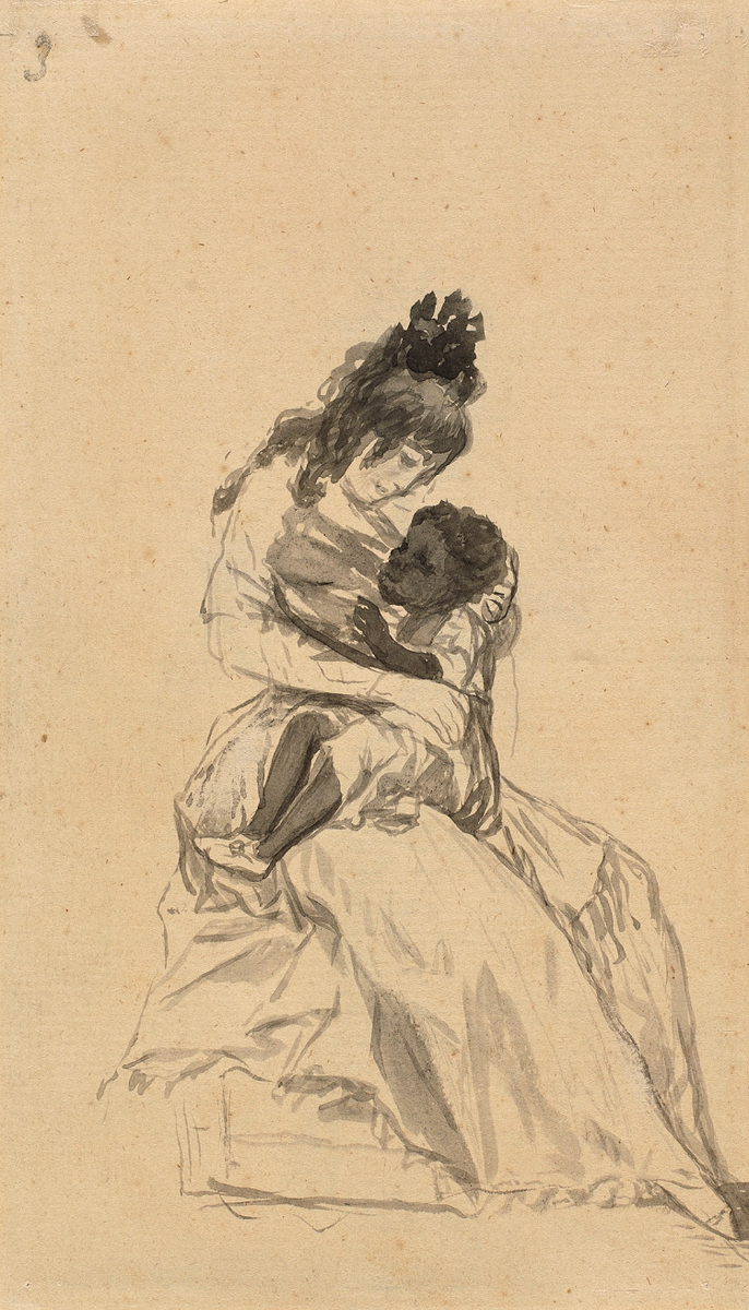 набросок Гойи