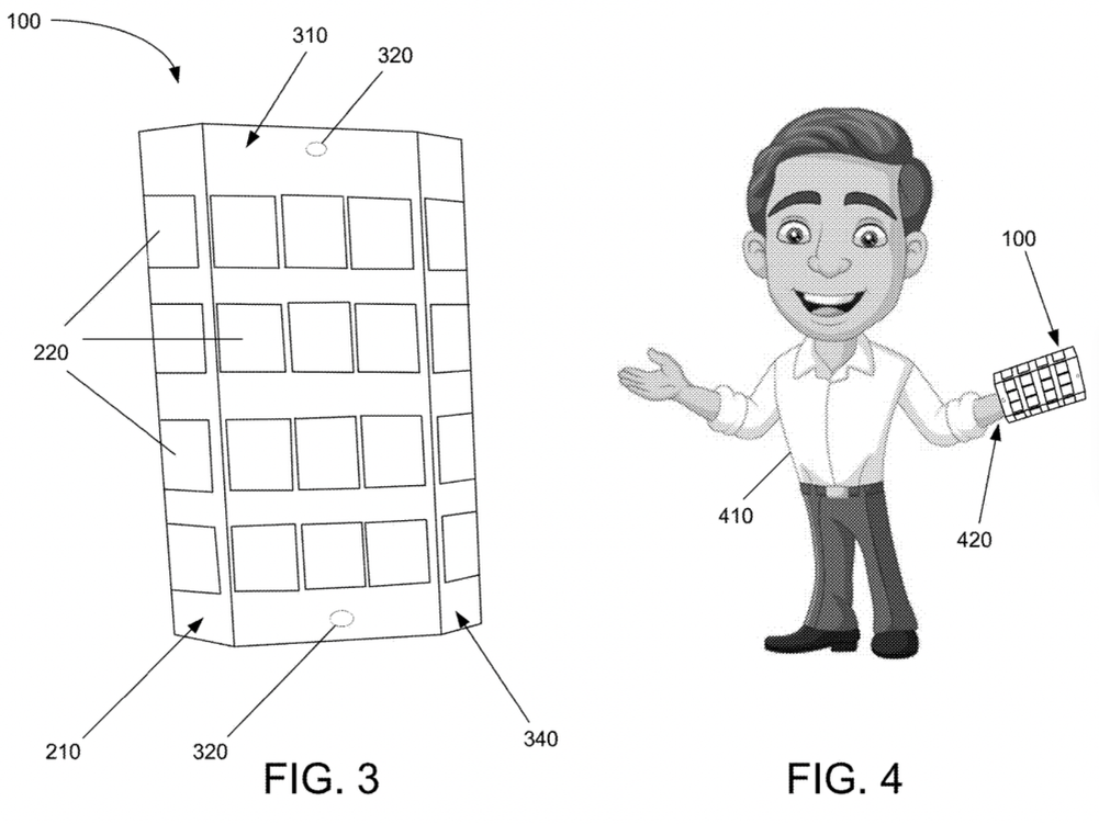 Сотрудник безопасности с перчаткой с тактильной обратной связью