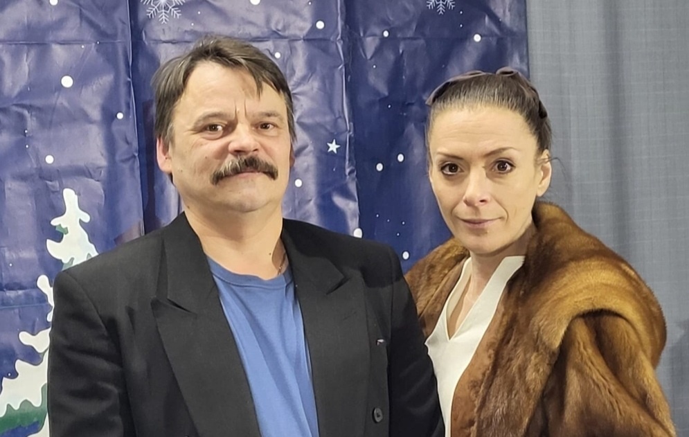 Автор канала и Марина Шафранова на творческом вечере в 2023 году