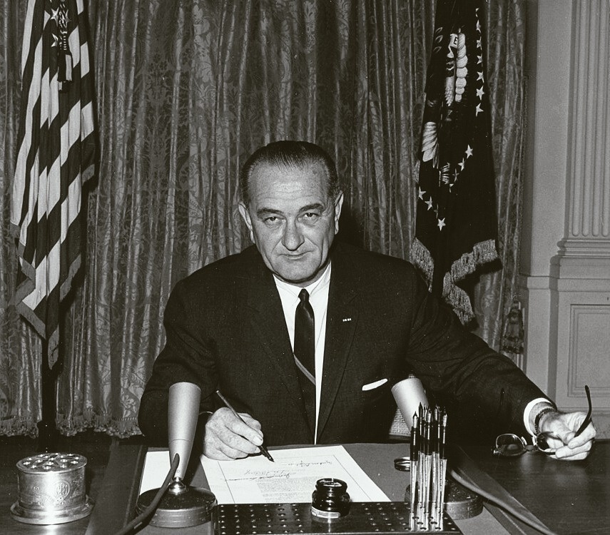 Президент США Линдон Джонсон