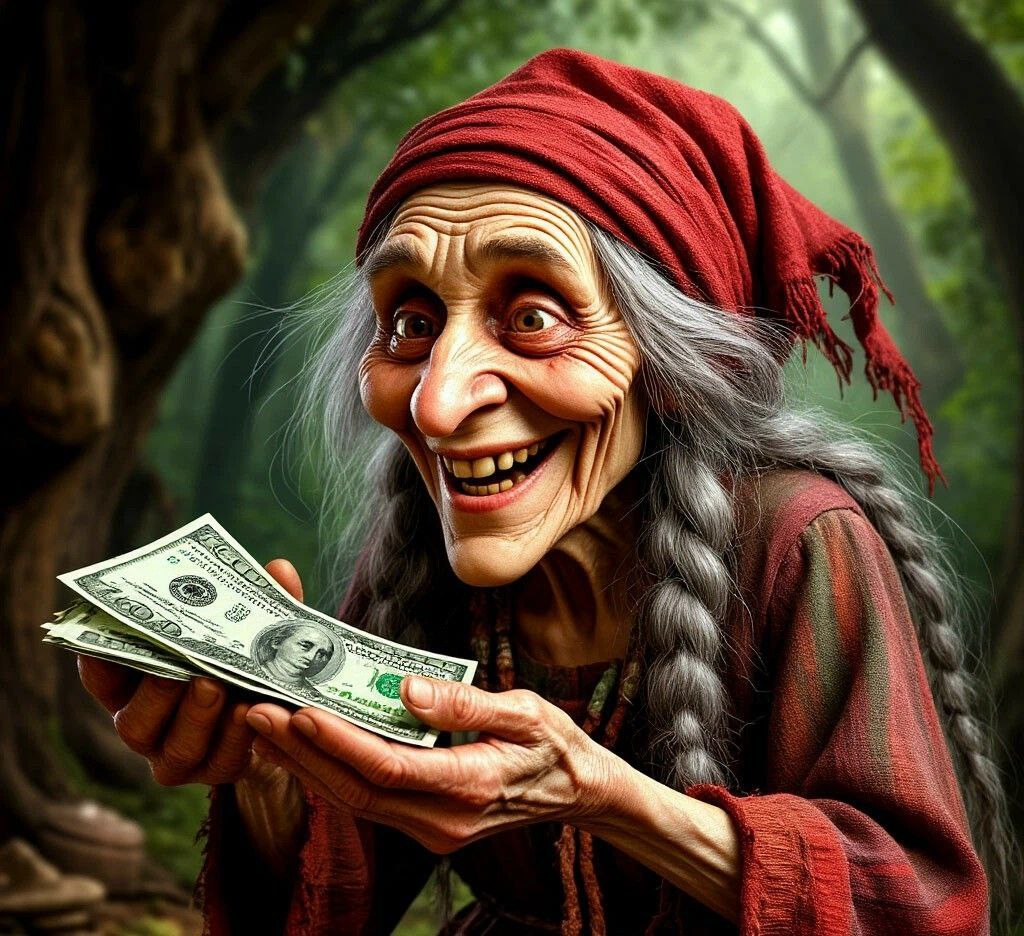 Фото сгенерировано ИИ по запросу автора. Доллары здесь не при чём, просто ИИ почему-то денежные средства почему-то исключительно в виде баксов представляет