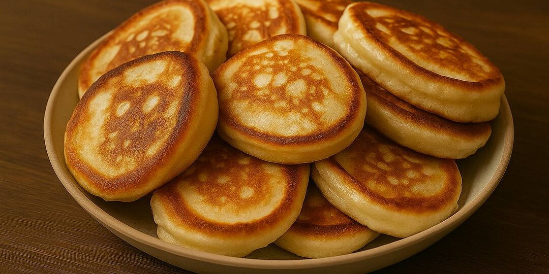 Утро с пылу с жару: пышные оладьи на кефире по-домашнему