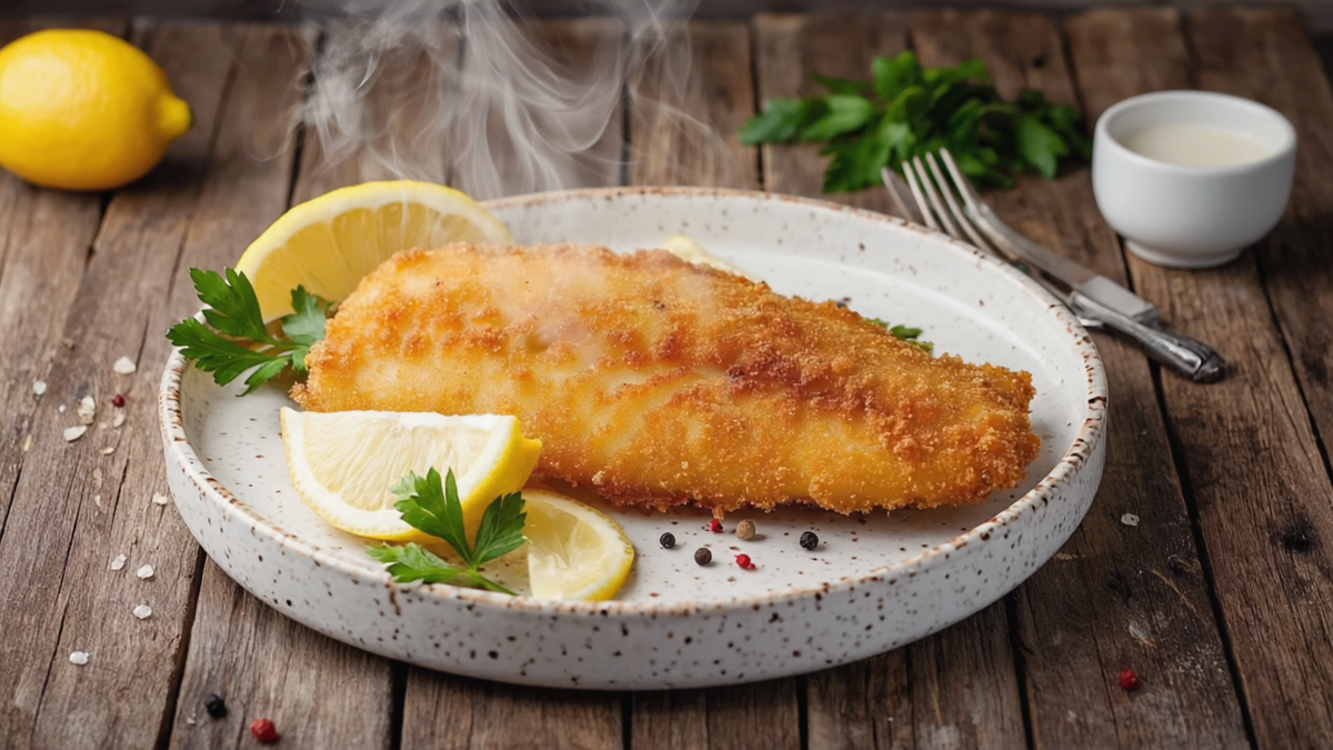 Жареная рыба в кляре — это вкусное и популярное блюдо. Вот простой рецепт, который вы можете попробовать: