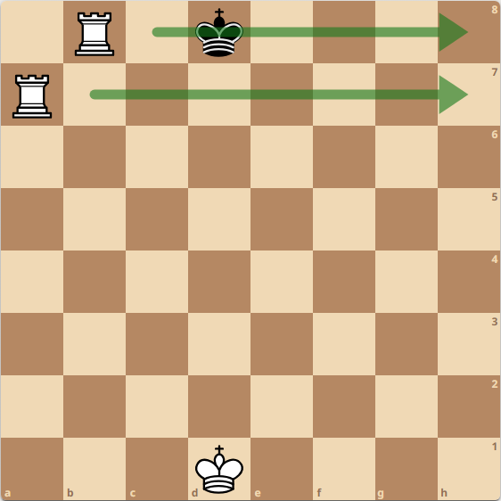 Пример линейного мата