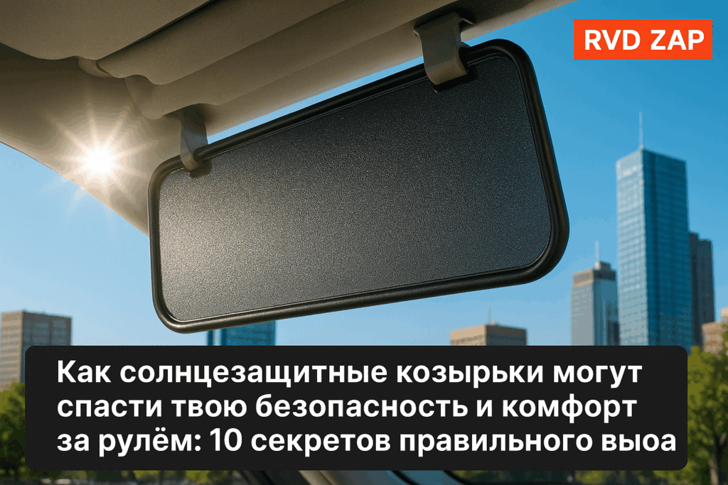   Влияние солнцезащитных козырьков на комфорт водителя admin