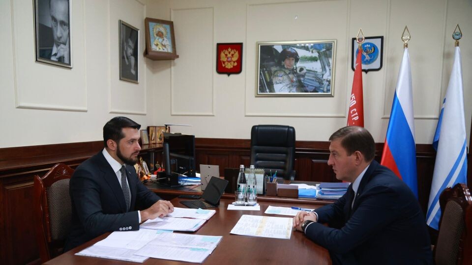    Александр Прокопьев и Андрей Турчак. Источник: