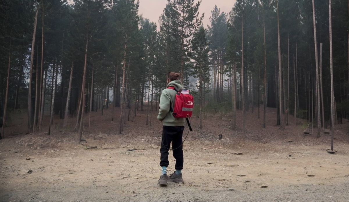    На пожары девушка выезжает только в сопровождении мужа. Фото: личный архив героини