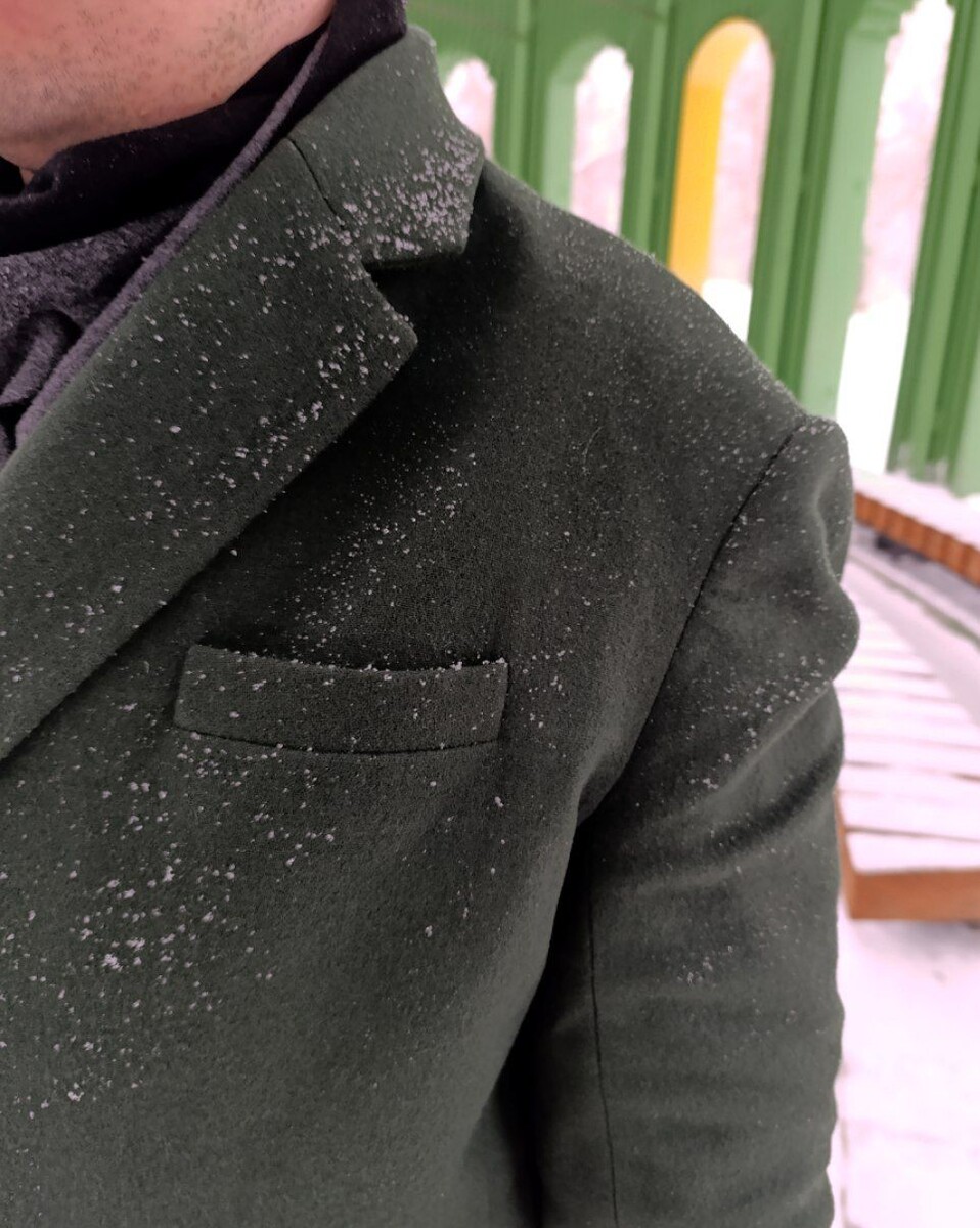 Первое пальто, которое я сшила. Для мужа по выкройке 'Бернард'от Vikisews 