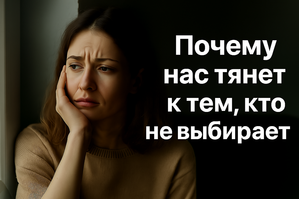 🧲 Почему нас тянет к тем, кто не выбирает: психология незавершённого сценария
