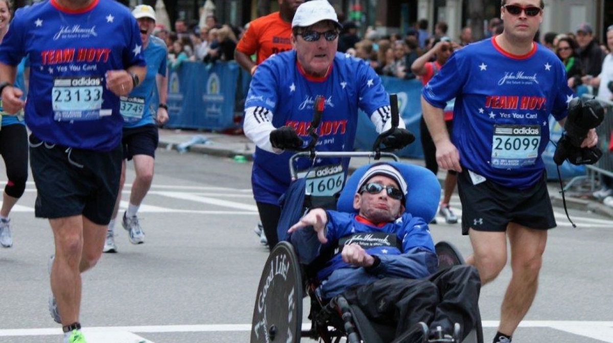 Дик и Рик Хойты на соревновании