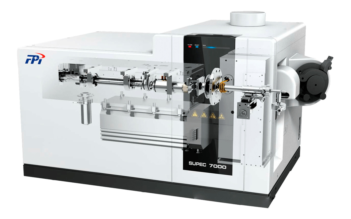 Схема внутреннего содержимого масс-спектрометра SUPEC 7000