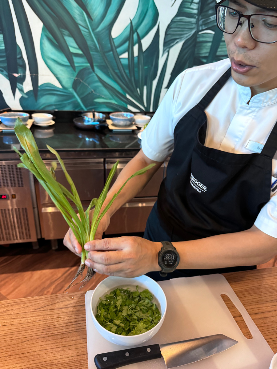 Ингредиенты на том ям и способы их шинковки