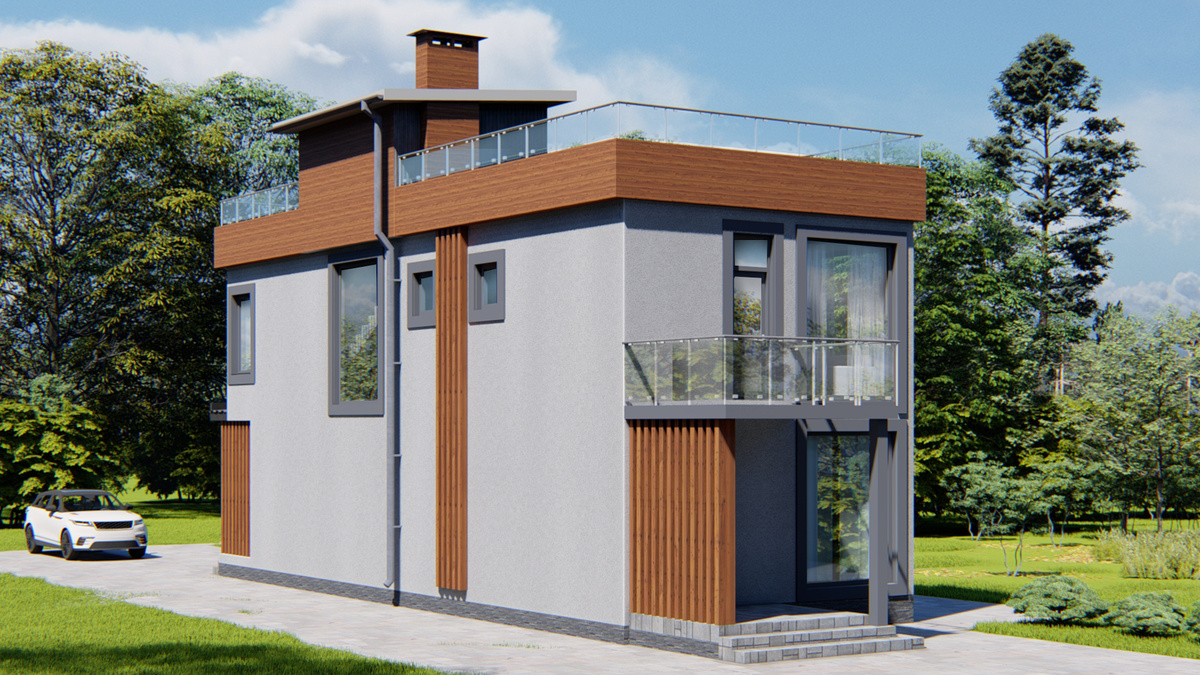 Вид с внутренней стороны двора